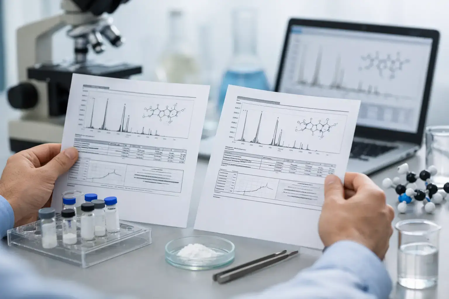 Zo vergelijk je peptide leveranciers op COA